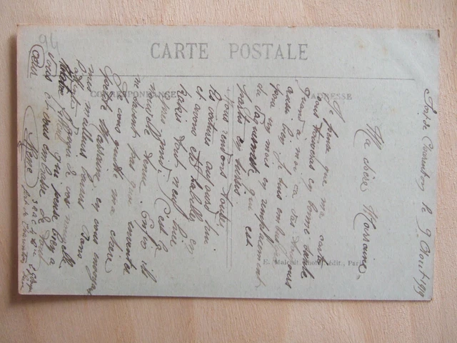 Cpa Houses Alfort (94) Victor Hugo Street And The National Gendarmerie 2