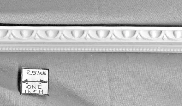 Molding "carved plaster" UMM8 dollhouse polyresin miniature 1/12 scale cornice