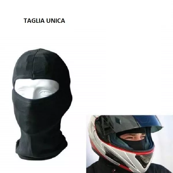 Sottocasco Balaclava Passamontagna Elasticizzato Moto Scooter Taglia Unica Casco