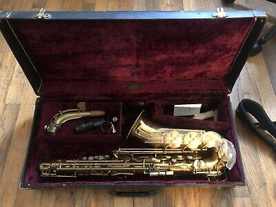 Vintage 1958 Julius Keilwerth  Alto Saxophone with case and post-NY Meyer M.P.