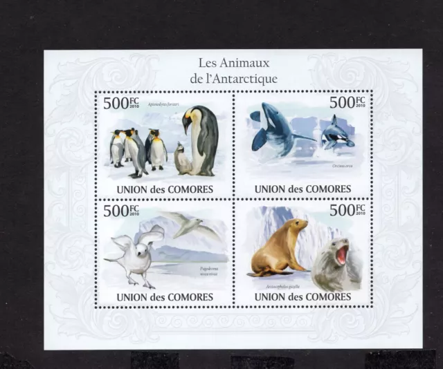 Comoros 2009 mini sheet of stamps Mi#2712-2715 MNH CV=10.8$