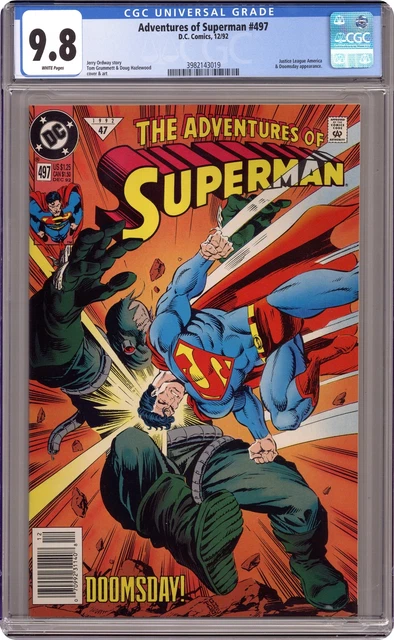 Adventures of Superman #497 CGC 9.8 1992 3982143019