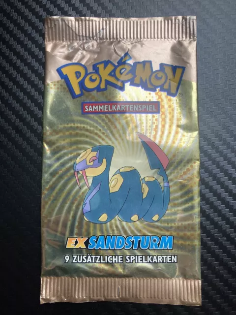 Leeres EX Sandsturm Pokemon Booster Pack