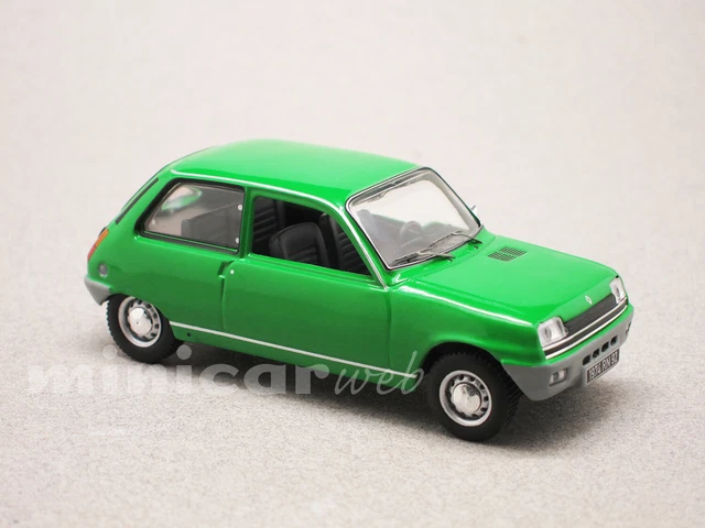 Miniature 1:43 ODEON Renault R5 Ls 1974 – Verte, Collection ODEON083, Neuve