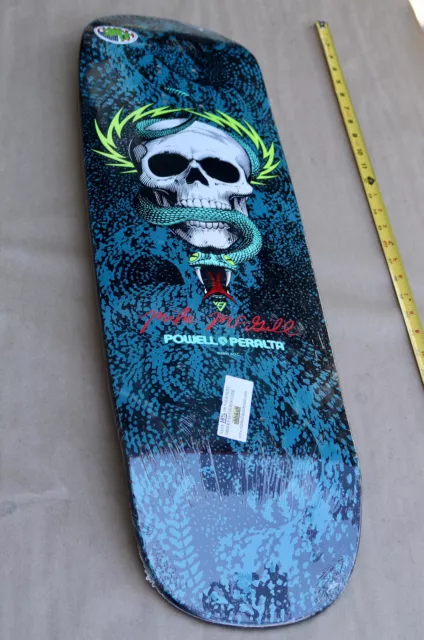 2014 Powell Peralta Mike McGill Bones Brigade Snake Skull Purple Skateboard Deck