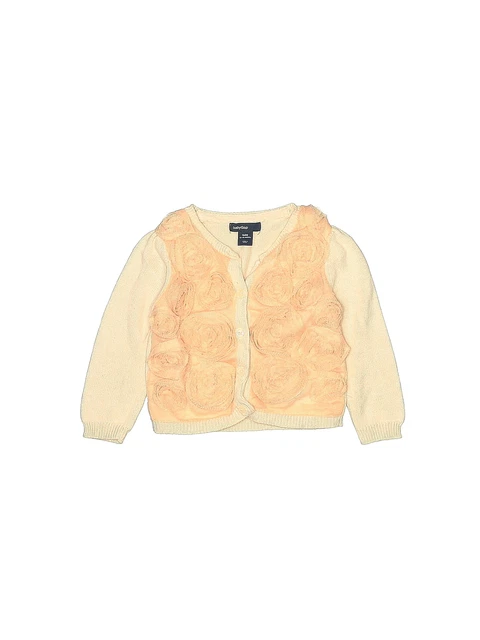 Baby Gap Girls Yellow Cardigan 12-18 Months