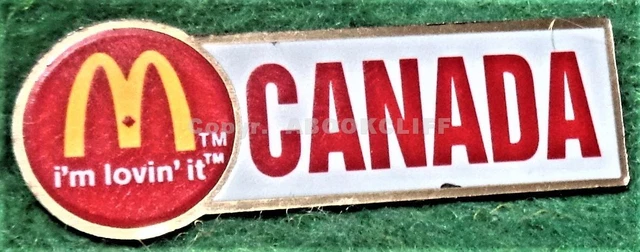 MCDONALDS CANADA , I'M LOVIN' IT SERVICE Pin