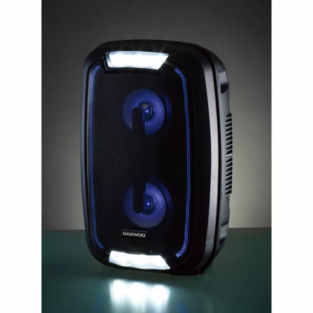 Daewoo 40W Rechargeable Bluetooth Party Speaker Colour Changing Lights 3