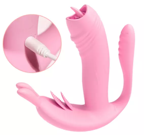 Wearable-Women-Vibrator-G Spot-Dildo-Remote-Control-Clit-Panties-Massage-Toy