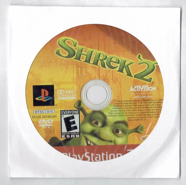 DREAMWORKS SHREK 2 + LE TROISIEME : LOT 2 JEUX Sony Playstation 2 PS2 COMPLET EUR 9,95 - FR