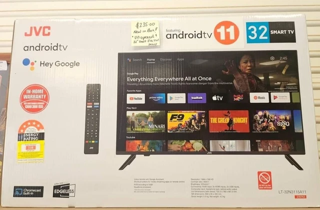 JVC 32inch TV with Google TV TV JVC 32INCH Smart Led Android 11