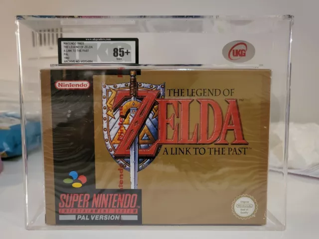 The Legend Of Zelda Ocarina Of Time UKG 95 MINT GOLD Q-LCGO NTSC N64 VGA  WATA