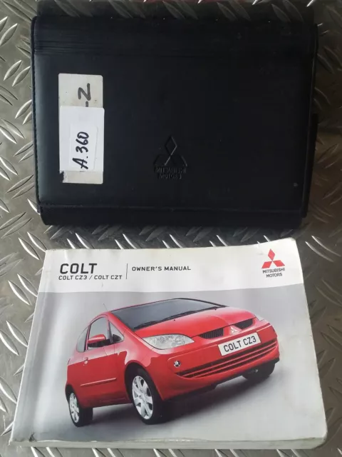 Mitsubishi Colt Owners Handbook Manual and Wallet 04-08