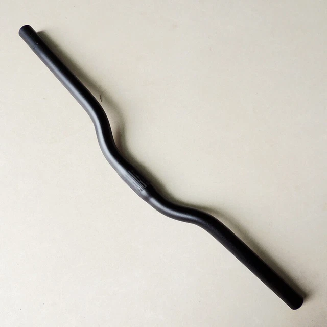 Swallow Shaped  Mountain Fold Bike Matte Black Bicycle Handlebar 25.4*620Q6
