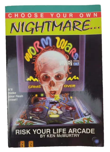 Choose Your Own Nightmare Risk Your Life Arcade #6 Ken McMurtry Vintage Book