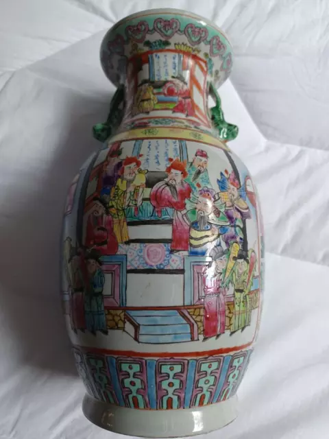 Chine Ancien Vase En Porcelaine Chinese Porcelain China Chinois