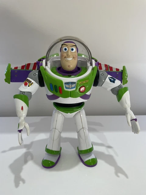 Buzz Lightyear Disney Pixar Toy Story Action Figure 2014 Talking & Lights Up