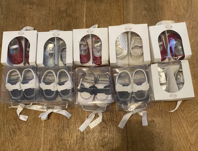 Wholesale-Clearance Couche Tot Soft Bottom Baby Shoes X 10 RRP £79.90