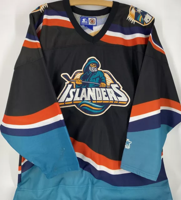Starter New York Islanders Fisherman NHL Hockey Jersey Vintage NY