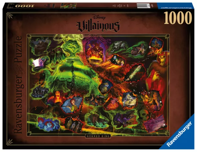 Ravensburger Puzzle*1000 Teile*Disney Villainous Schurken*Horned King*Rar*Ovp