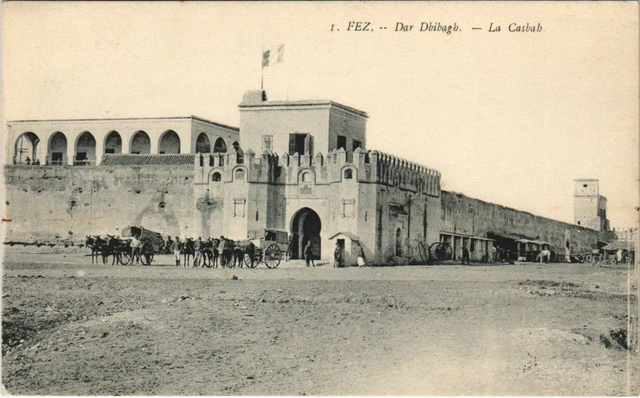 CPA AK FEZ Dar Dbibagh Le Casbah MAROC (23407)