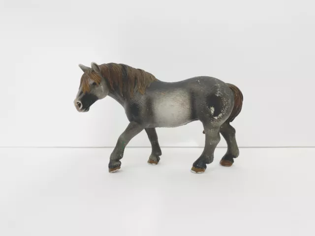 Retired Schleich 2007 Grey Percheron Mare Horse Figure