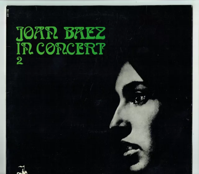 33T Joan BAEZ Vinyle LP 12" IN CONCERT II ONCE I HAD SWEETHEART -VANGUARD 519118