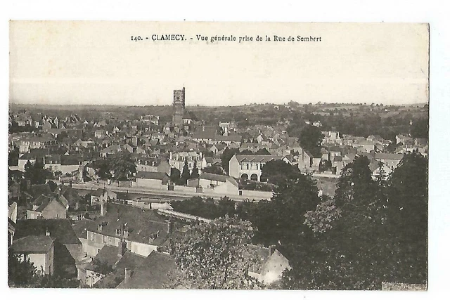 58  Clamecy  Vue Generale Prise De La Rue De Sembert