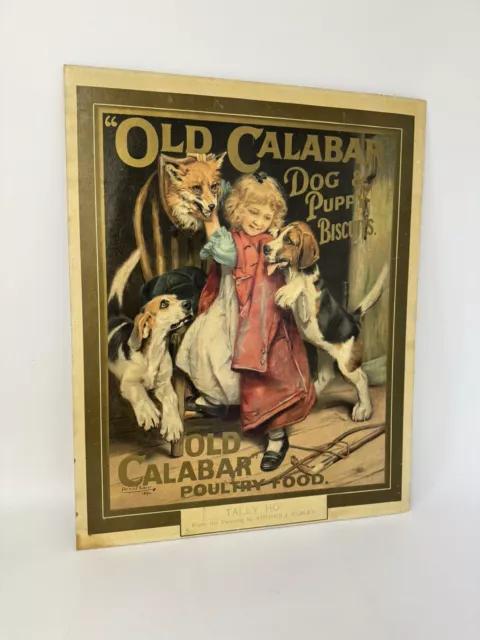 Old Calabar Dog Food Large Antique Print Advertising Arthur Elsley 2