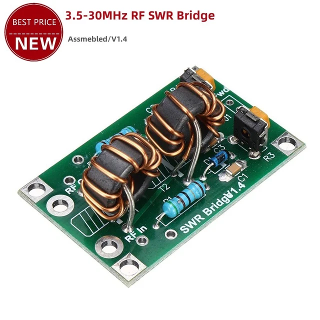 3.5-30MHZ RF SWR Bridge V1.4 Standing Wave Ratio Bridge Radio Finished ...
