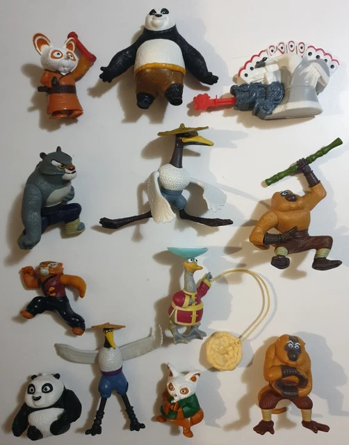 2009/11 MCDONALD'S MIXED KUNG-FU PANDA (2) Happy Meal Toys lot of