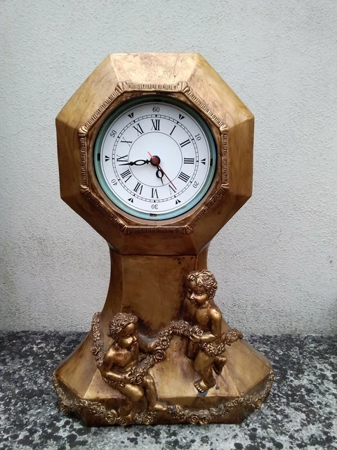 Orologio da Tavolo con putti stile antico oro francese