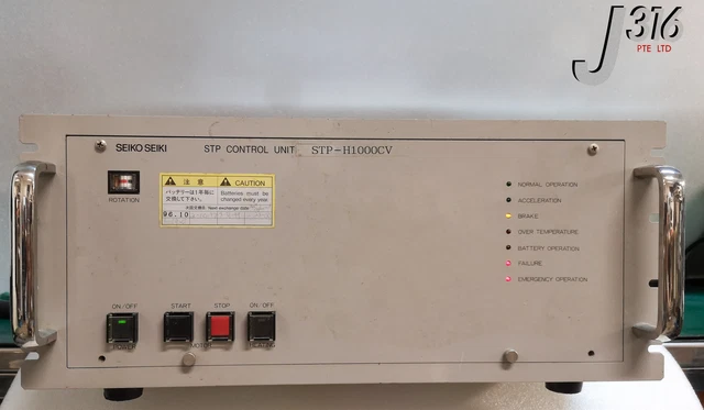 14366 14366 SEIKO SEIKI Turbomolecular Pump Control Unit, Stp-H1000Cv Scu ...