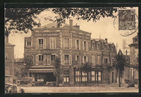 CPA Cosne-sur-Loire, Hotel de la gare 1931