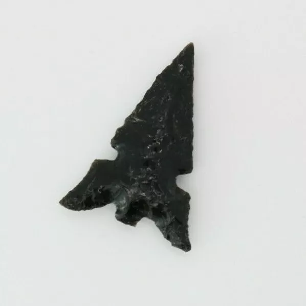 TED ORCUTT NORTHWEST COAST OBSIDIAN FLINT EXOTIC POINT - RARE - CIRCA 1900's