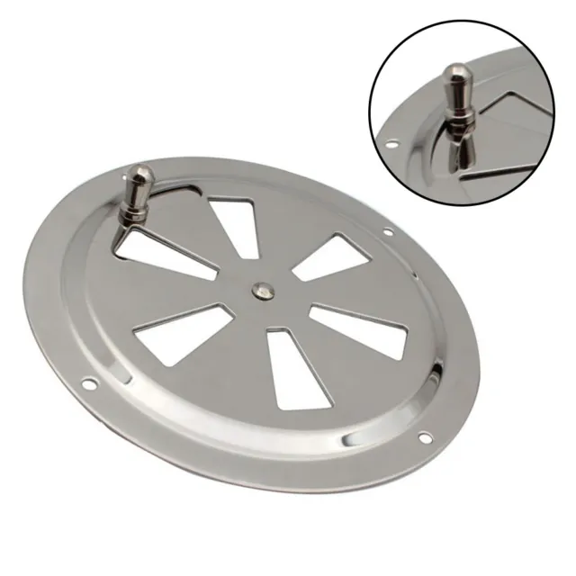 5 STAINLESS STEEL Butterfly Cover Round Boat Vent Cover £12.98