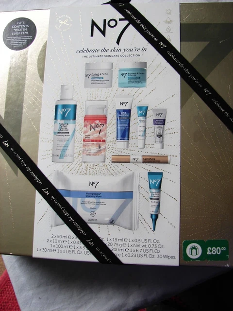 Grande scatola n. 7 collezione crema viso cosmetica 10 articoli