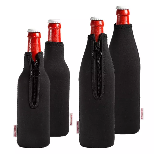 Hochwertige Neopren Flaschen- kühler, - schutz, - hülle von DRESS-YOUR-DRINK