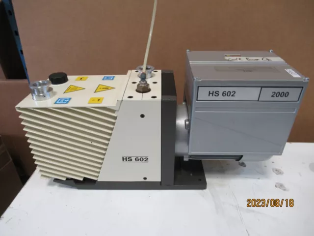 Agilent Varian Hs_602 Dual Stage Rotary Vane Pump