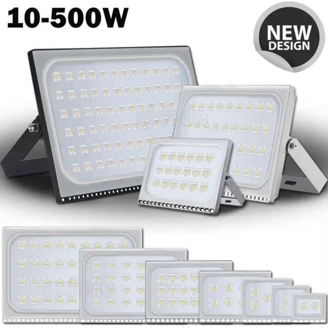 LED Flood Light 500W 300W 200W 150W 100W 50W 30W 20W 10W Outdoor Lamp Spotlight