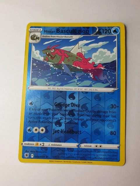 Hisuian Basculegion 044/189 Reverse Holo Rare Astral Radiance Pokemon TCG Card