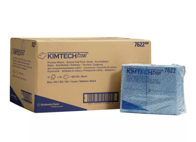 KIMTECH Wipers Quarter-folded 420 Sheets total *Industry Standard*