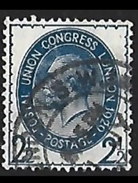 1929 - GB KGV Postal Union Congress / PUC 2½d Blue Used SG#437