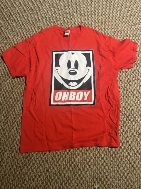 Walt Disney MICKEY MOUSE "OH BOY" (XL) T-Shirt