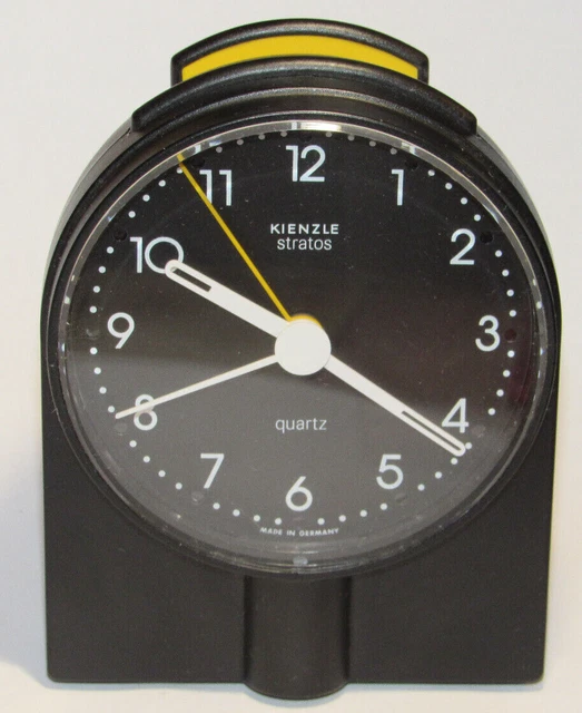 VINTAGE 1980S 'KIENZLE STRATOS' DESKTOP QUARTZ ALARM CLOCK! BATTERY