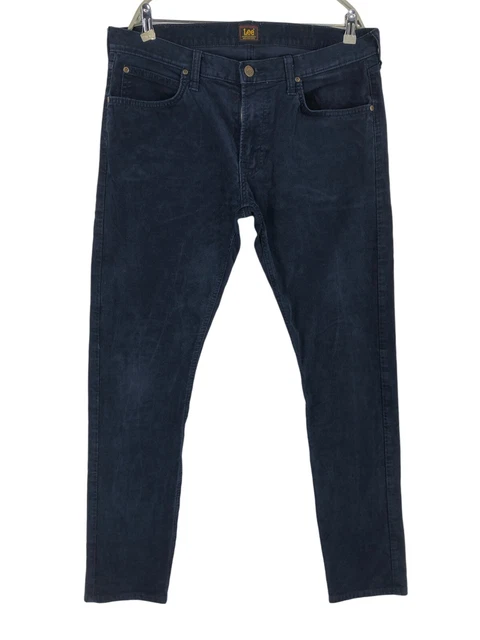 LEE CORDUROY PANTS Trousers Luke Slim Chino Men Size W34 L34 £27.99 ...