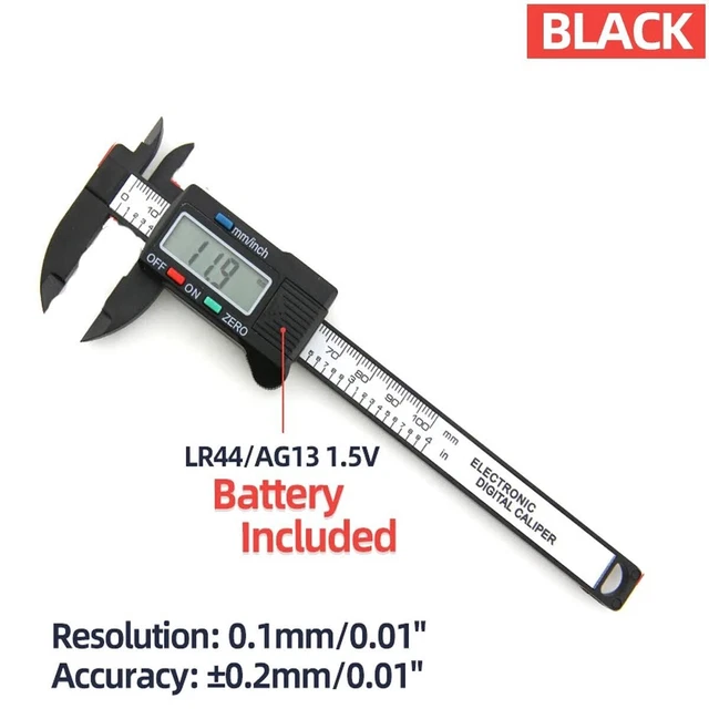 6& VERNIER CALIPER Internal & External Measure Tool Gauge Rule Slide ...