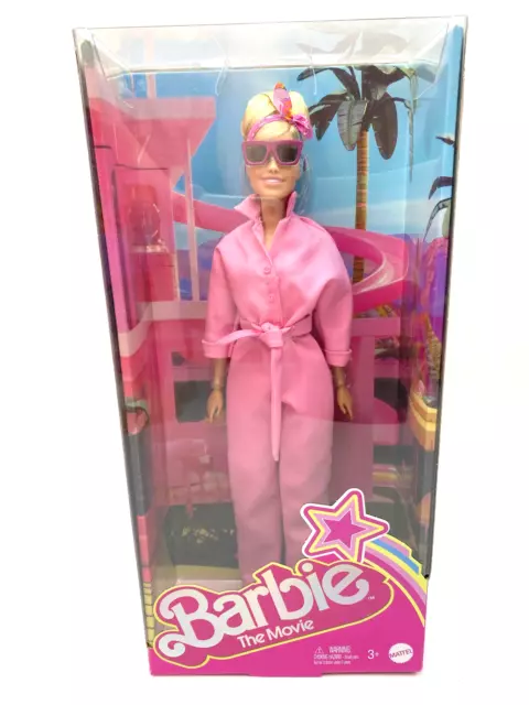 Barbie the Movie Margot Robbie action figure 1/6 poseable doll pink jumpsuit new