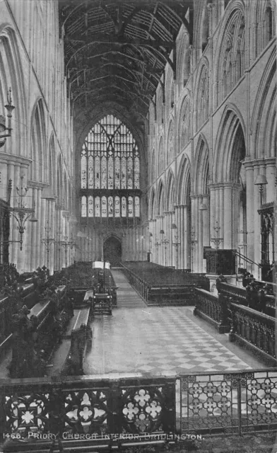 uk25236 priory church bridlington real photo uk