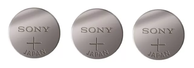 3x Sony - Murata 377 V377 Uhren-Batterie Knopfzelle SR66 SR626 AG4 SR626SW